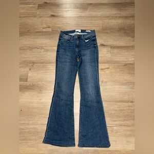 Frame Denim Dark Blue Flare Jeans